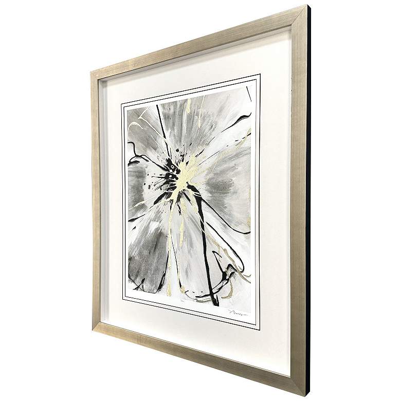 Image 3 Gilded Petal Expansion II 30"W x 37"H Framed Art more views