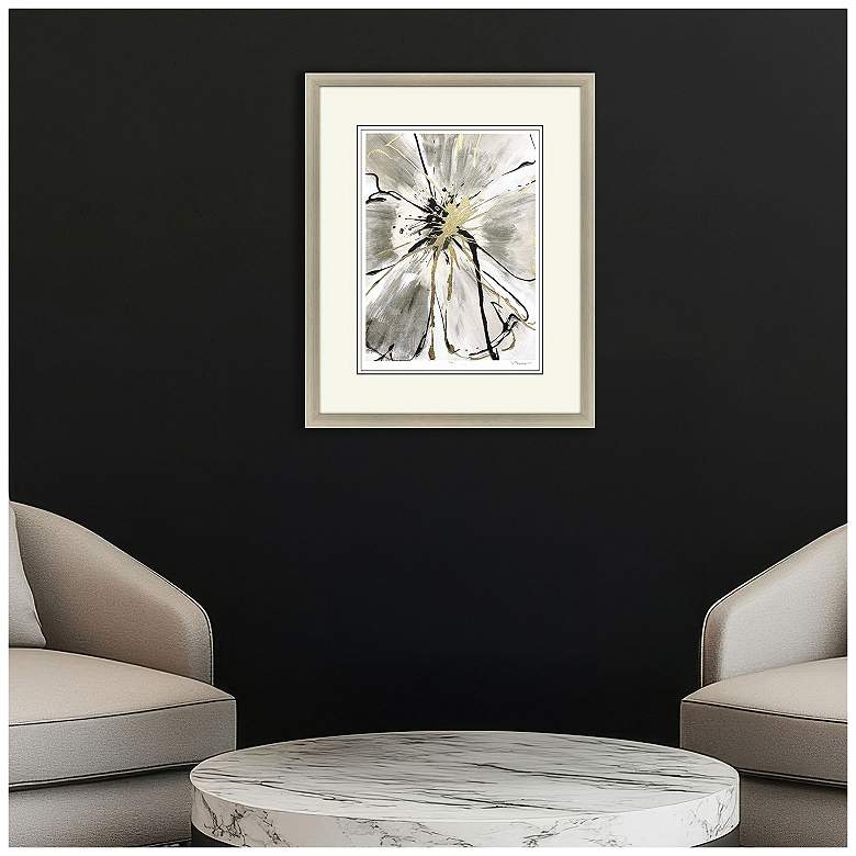 Image 5 Gilded Petal Expansion II 30"W x 37"H Framed Art more views