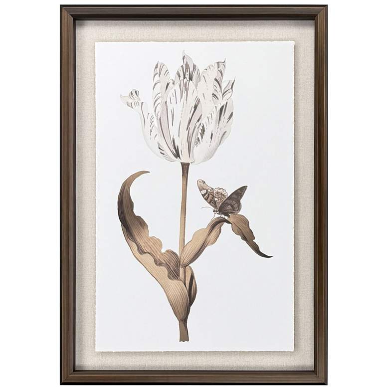 Image 1 Gilded Tulip Grace 33"W x 47"H Framed Wall Art