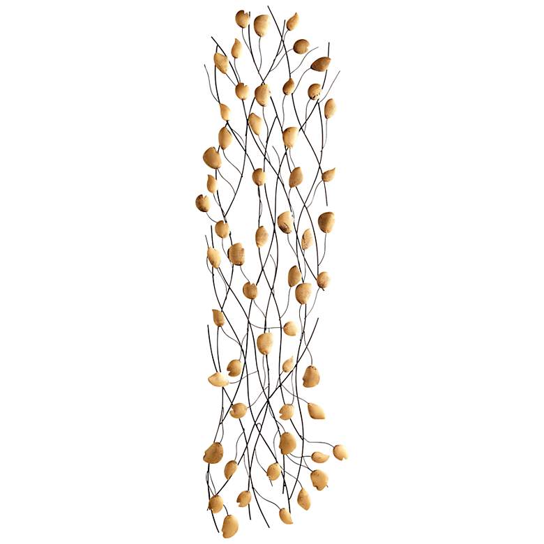 Image 1 Gilded Vine Gold 61 1/2 inch High Wall Art