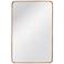 Giles Brass Metal 24" x 36" Rectangular Wall Mirror