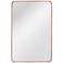 Giles Brass Metal 24" x 36" Rectangular Wall Mirror