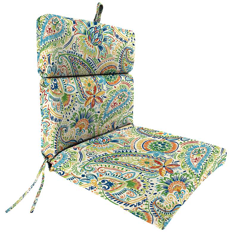 Image 1 Gilford Opal French Edge Outdoor Chair Cushion