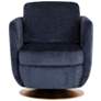 7_Gilley Bergen Navy Fabric Swivel Lounge Chair more views