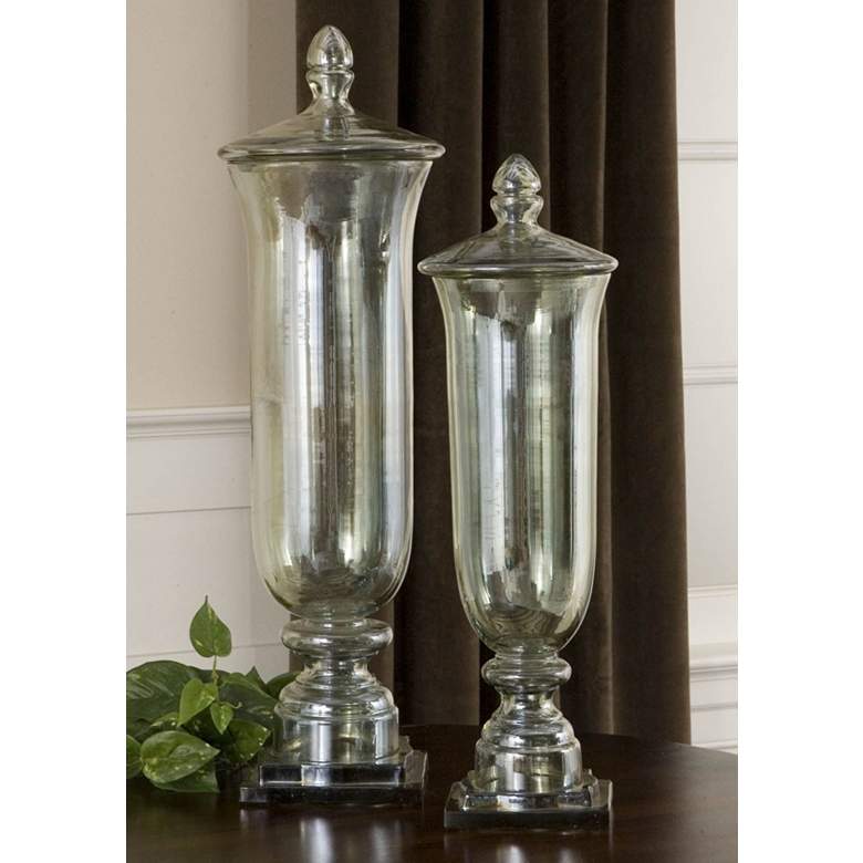 Image 1 Gilli Decorative Glass Containers Set of 2 by Utermost