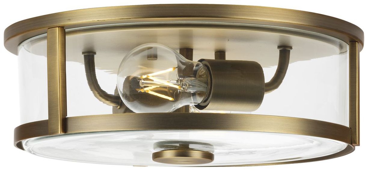 Image 5 Gilliam Collection 12-5/8 in. Two-Light Flush Mount P350253 more views