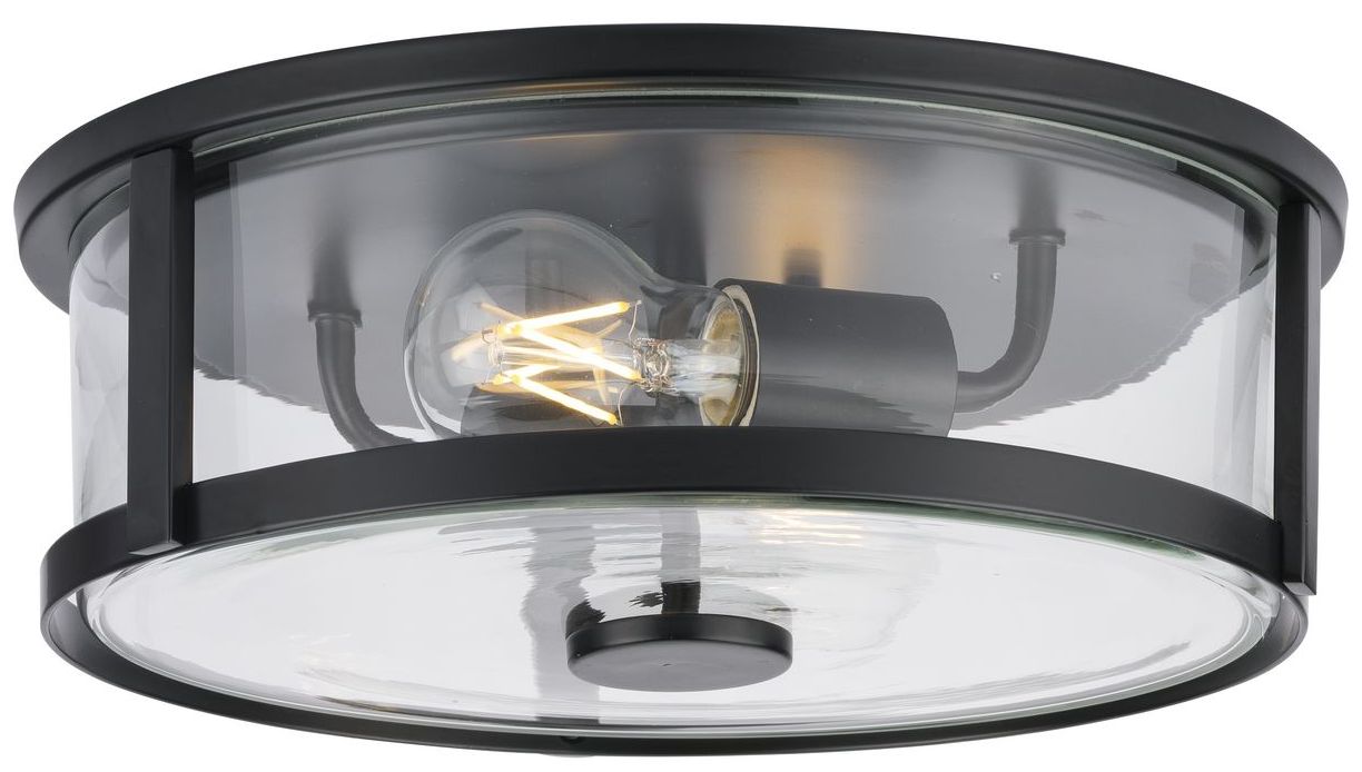 Gilliam Collection 12-5/8 in. Two-Light Flush Mount P350253