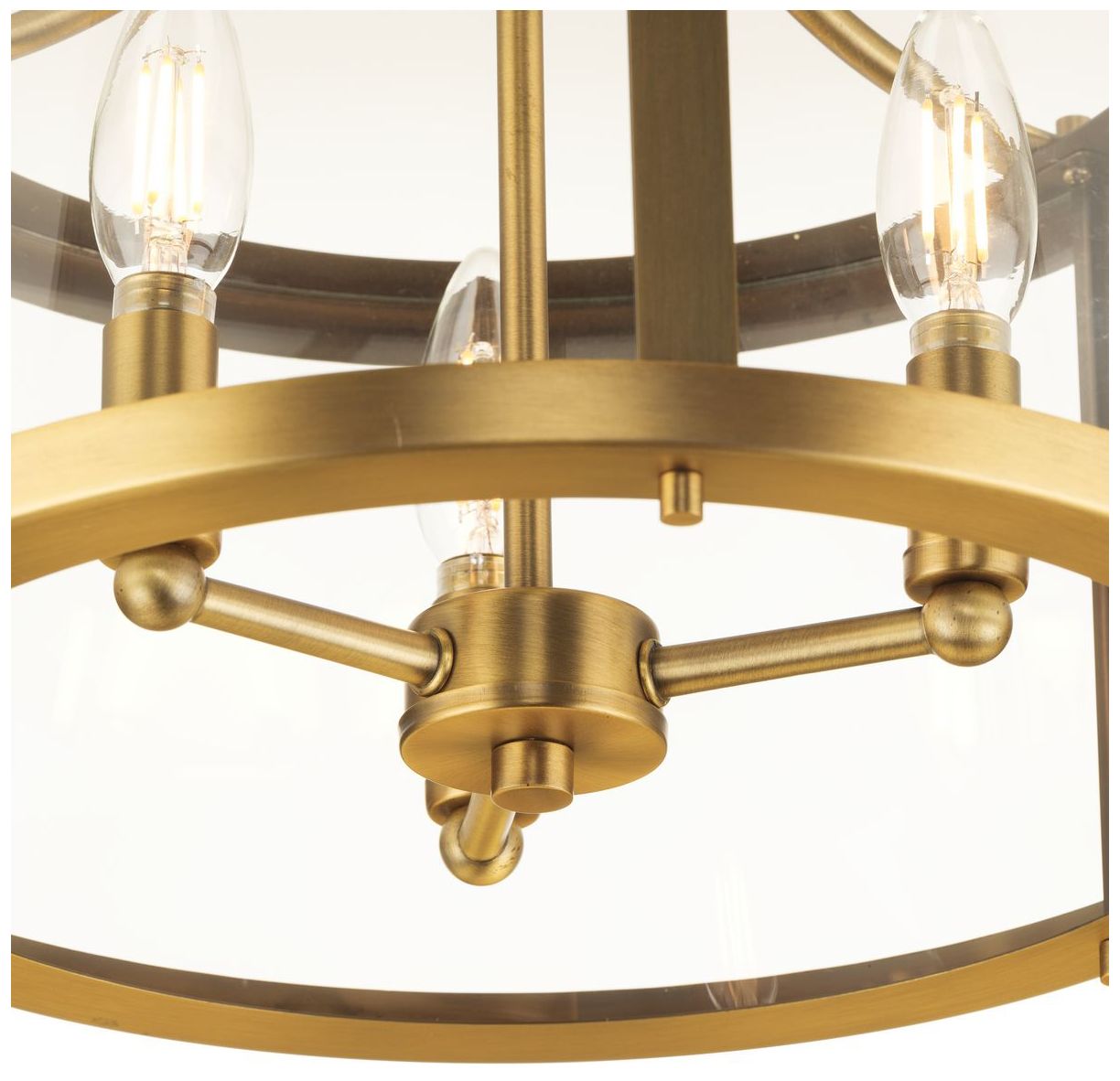 Image 7 Gilliam Collection 13 in. Three-Light Semi-Flush Mount more views