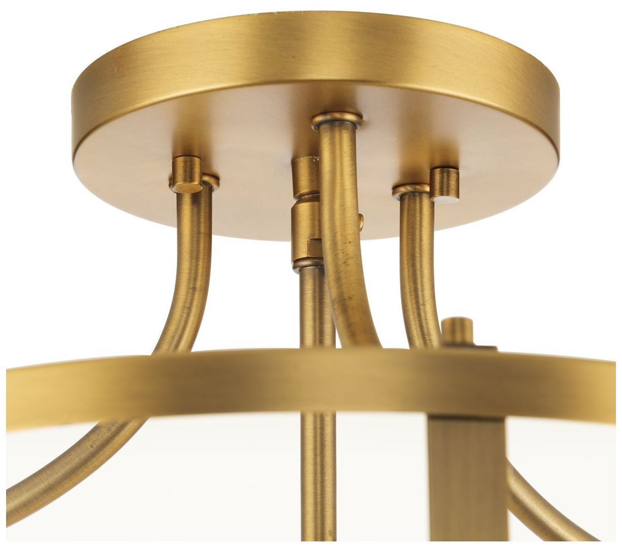 Gilliam Collection 13 in. Three-Light Semi-Flush Mount