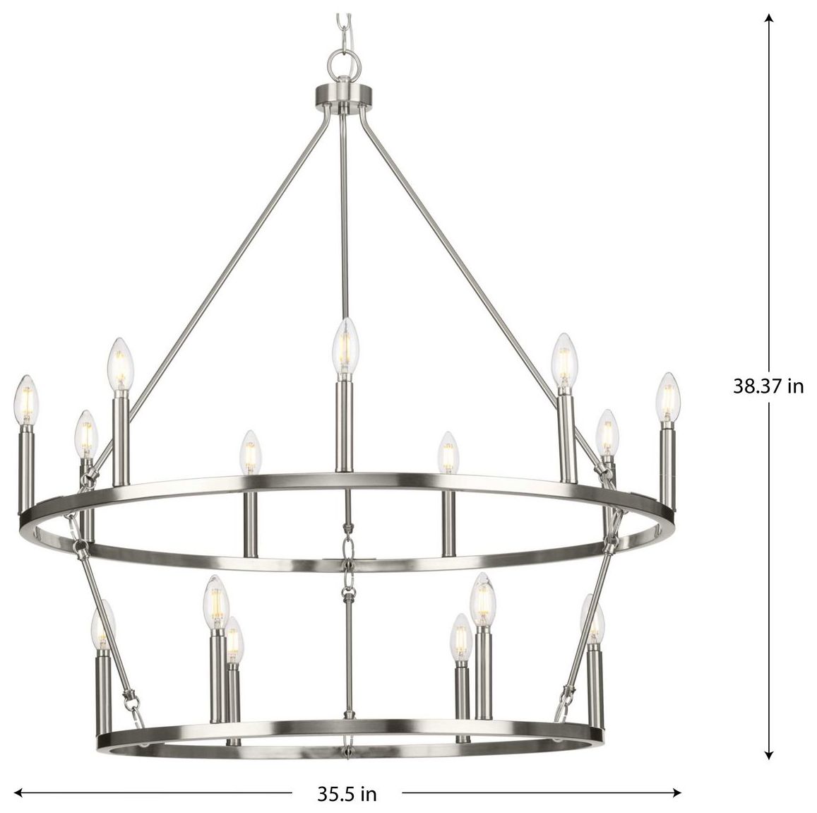 Image 4 Gilliam Collection Fifteen-Light Chandelier more views