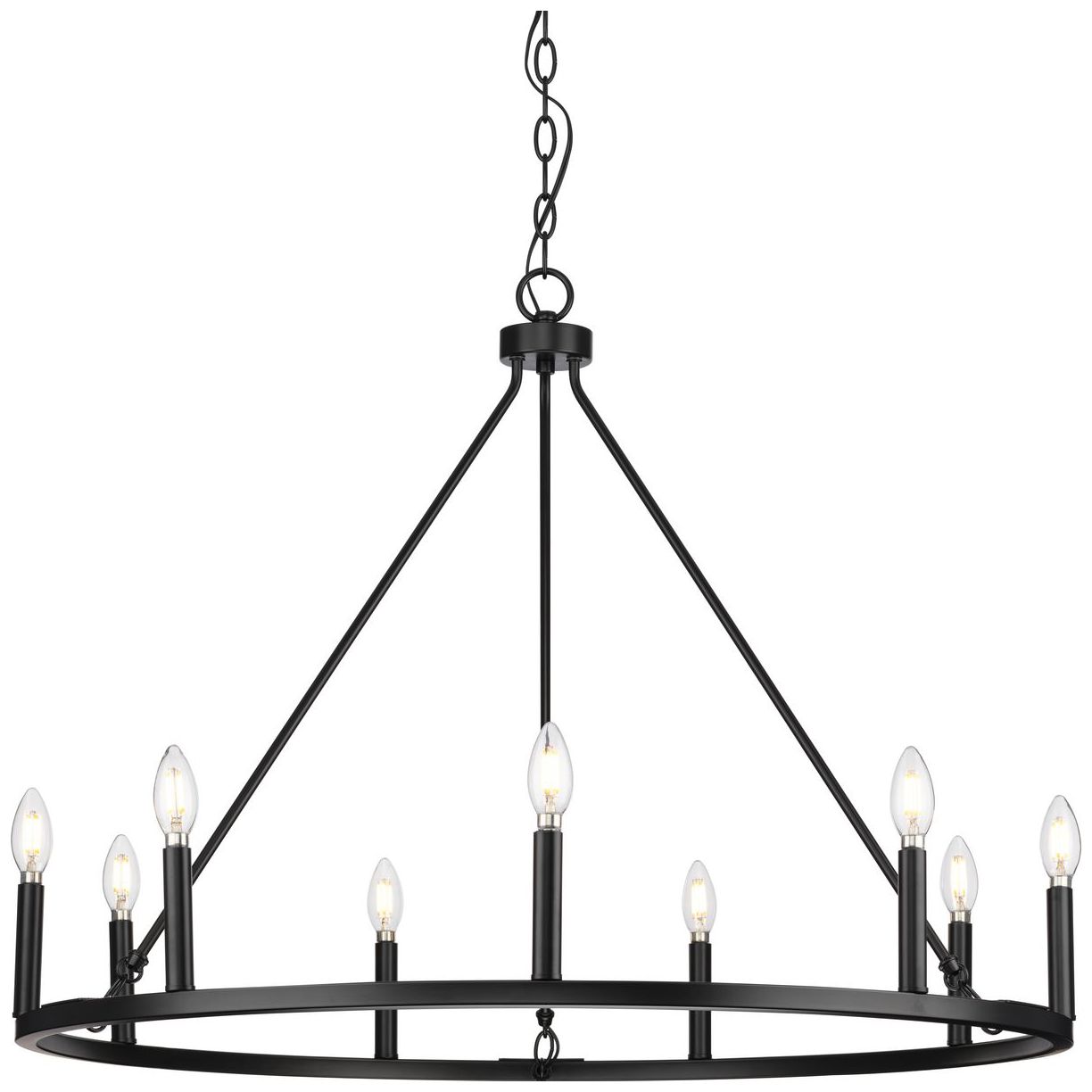 Gilliam Collection Nine-Light Chandelier
