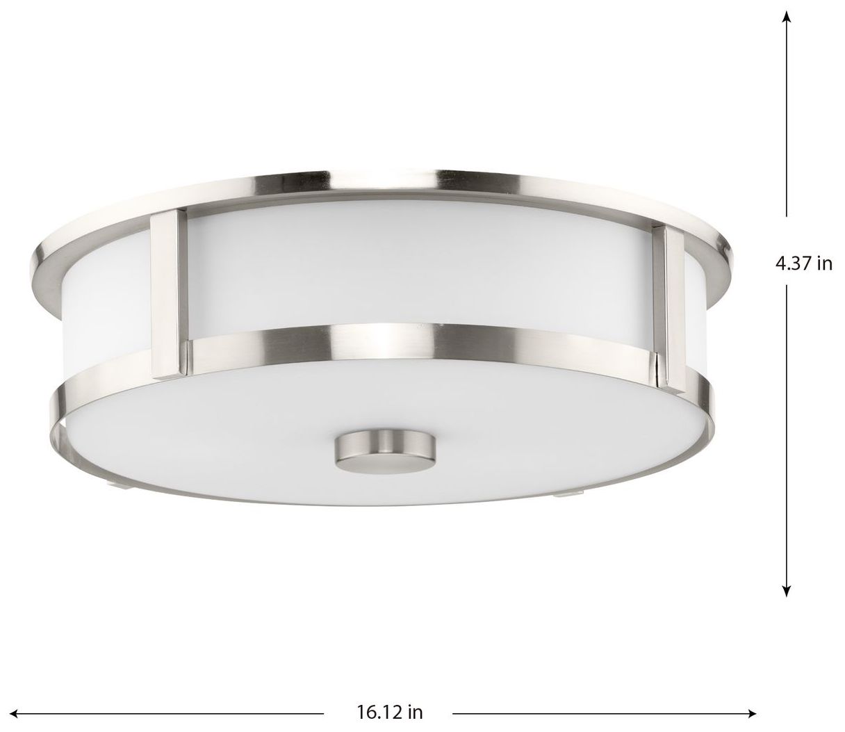 Image 4 Gilliam Collection Three-Light Flush Mount more views
