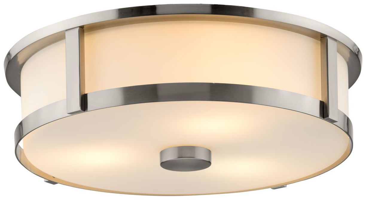Image 6 Gilliam Collection Three-Light Flush Mount more views