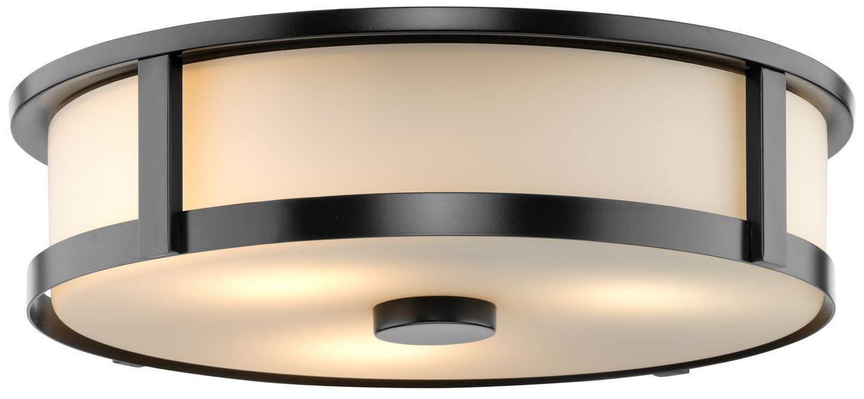 Image 3 Gilliam Collection Three-Light Flush Mount more views