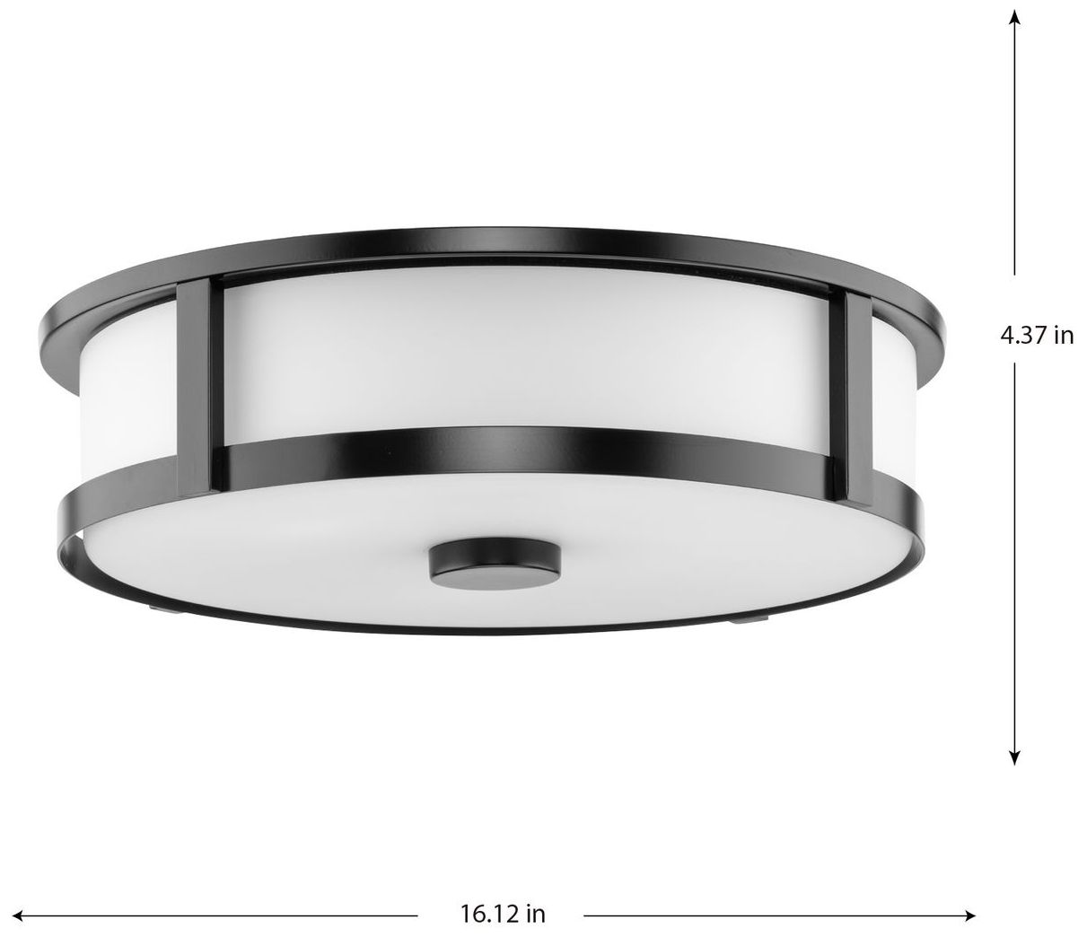 Image 4 Gilliam Collection Three-Light Flush Mount more views