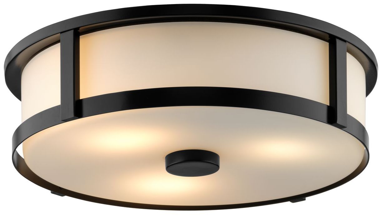 Image 6 Gilliam Collection Three-Light Flush Mount more views