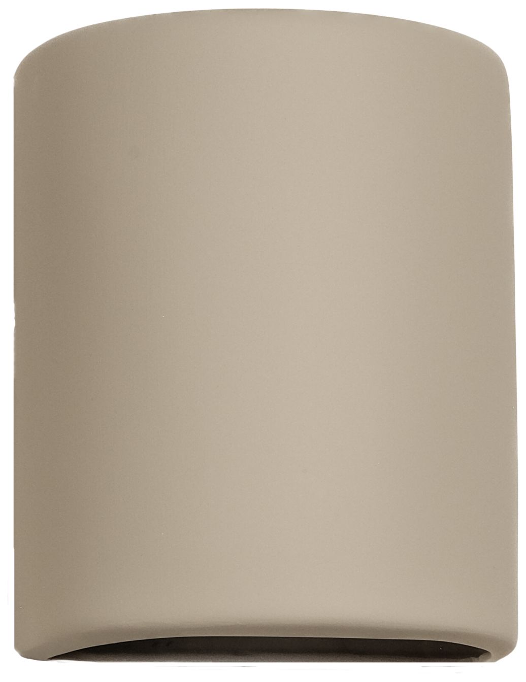 Gilly-10-inch-high-ceramic-beige-up/down-LED-outdoor-wall-light