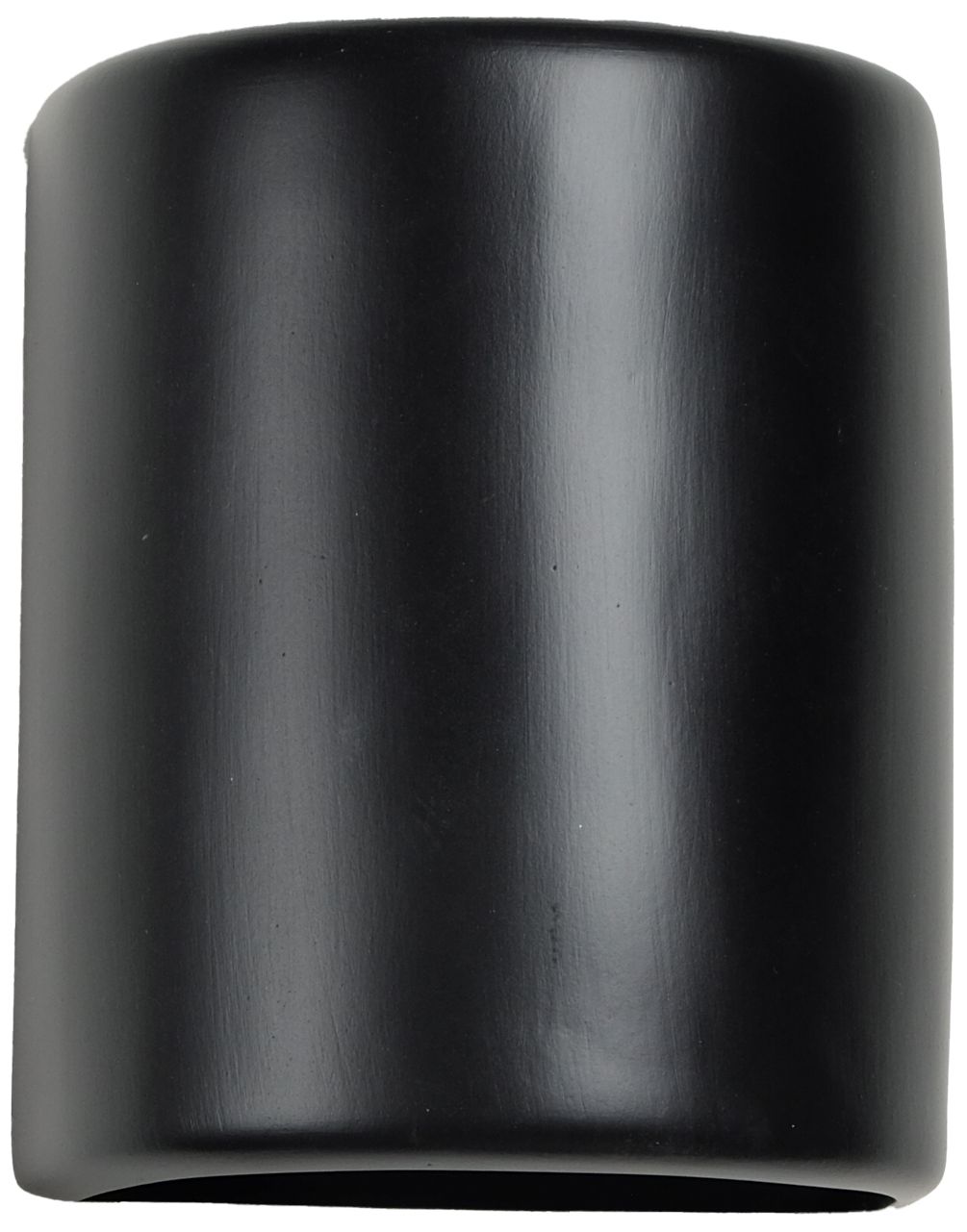 Gilly-10-inch-high-ceramic-black-up/down-LED-outdoor-wall-light