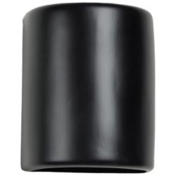 Gilly-10-inch-high-ceramic-black-up/down-LED-outdoor-wall-light