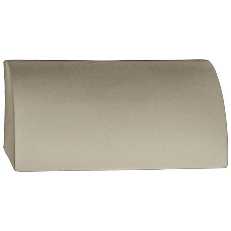 Image 1 Gilly-11-inch-high-ceramic-beige-up/down-LED-outdoor-wall-light