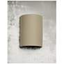 3_Gilly-13-inch-high-ceramic-beige-up/down-LED-outdoor-wall-light more views