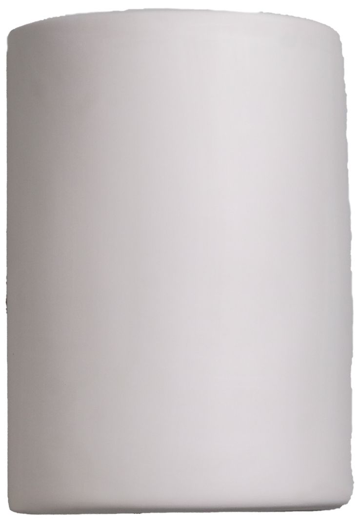 Gilly-13-inch-high-ceramic-paintable-white-no-pattern-up/down-LED-outdoor