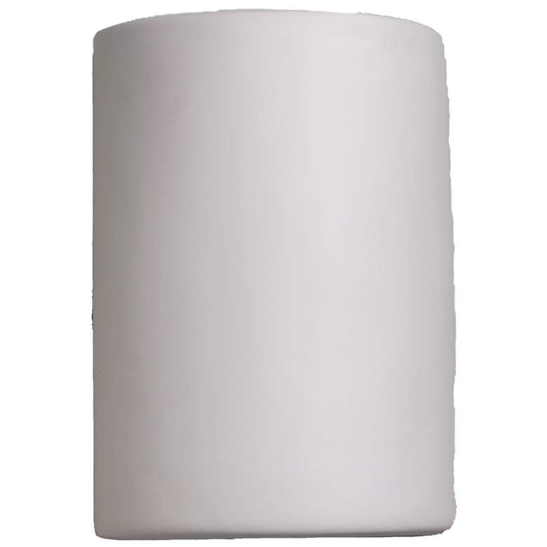 Image 1 Gilly-13-inch-high-ceramic-paintable-white-no-pattern-up/down-LED-outdoor