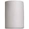 Gilly-13-inch-high-ceramic-paintable-white-no-pattern-up/down-LED-outdoor