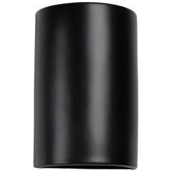 Gilly-15-inch-high-ceramic-black-up/down-LED-outdoor-wall-light