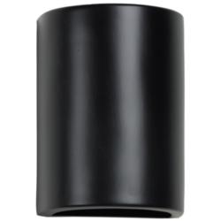 Gilly-8.5-inch-high-ceramic-black-up/down-LED-outdoor-wall-light