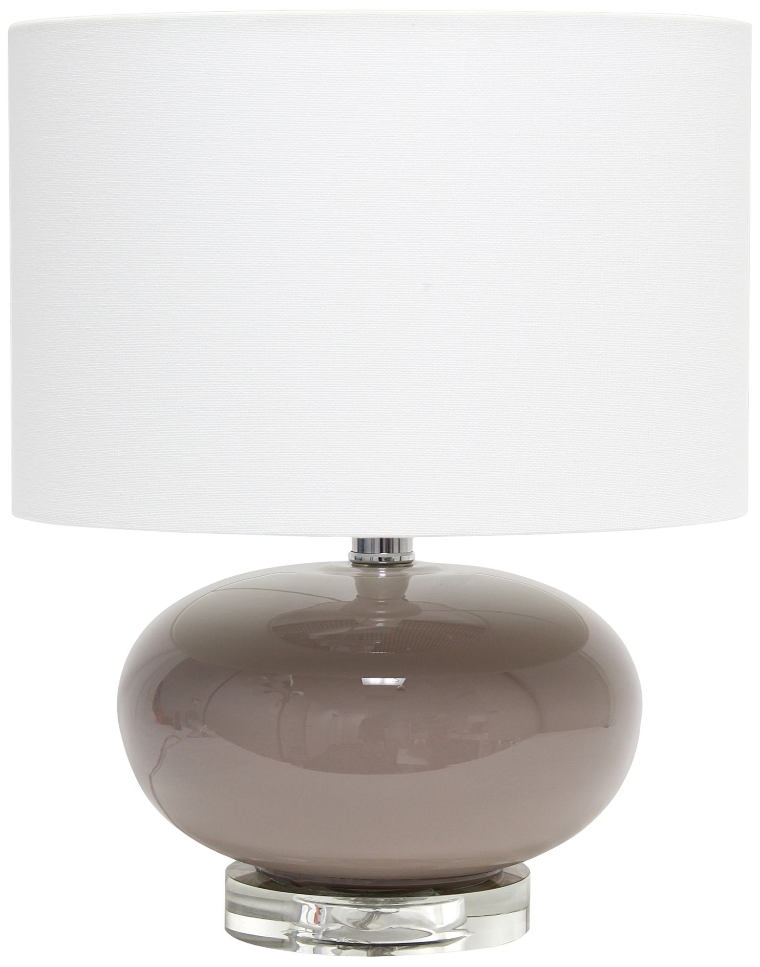 Gilmore 15 1/4" High Aqua Glass Bedside Table Lamp 120Y4 Lamps Plus