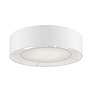 Thumbnail4 of Gilmore 4 Light Brushed Nickel Semi-Flush with Shiny White Accents more views