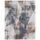 Gilmore Color Block Indoor Blue Area Rug 39MKF 5'-3" x 8'