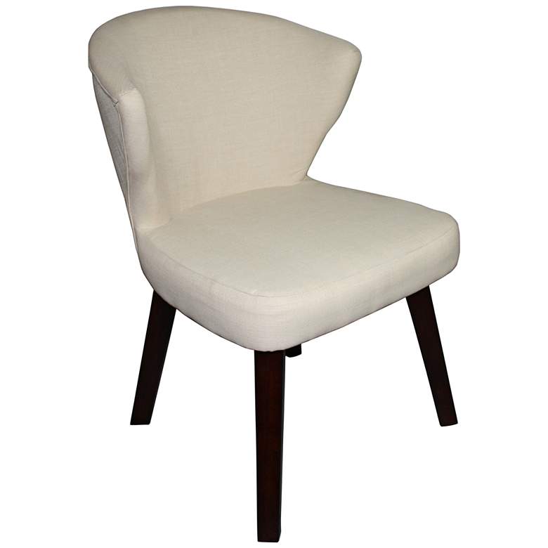 Image 1 Gilmore Cream Concave Accent Chair