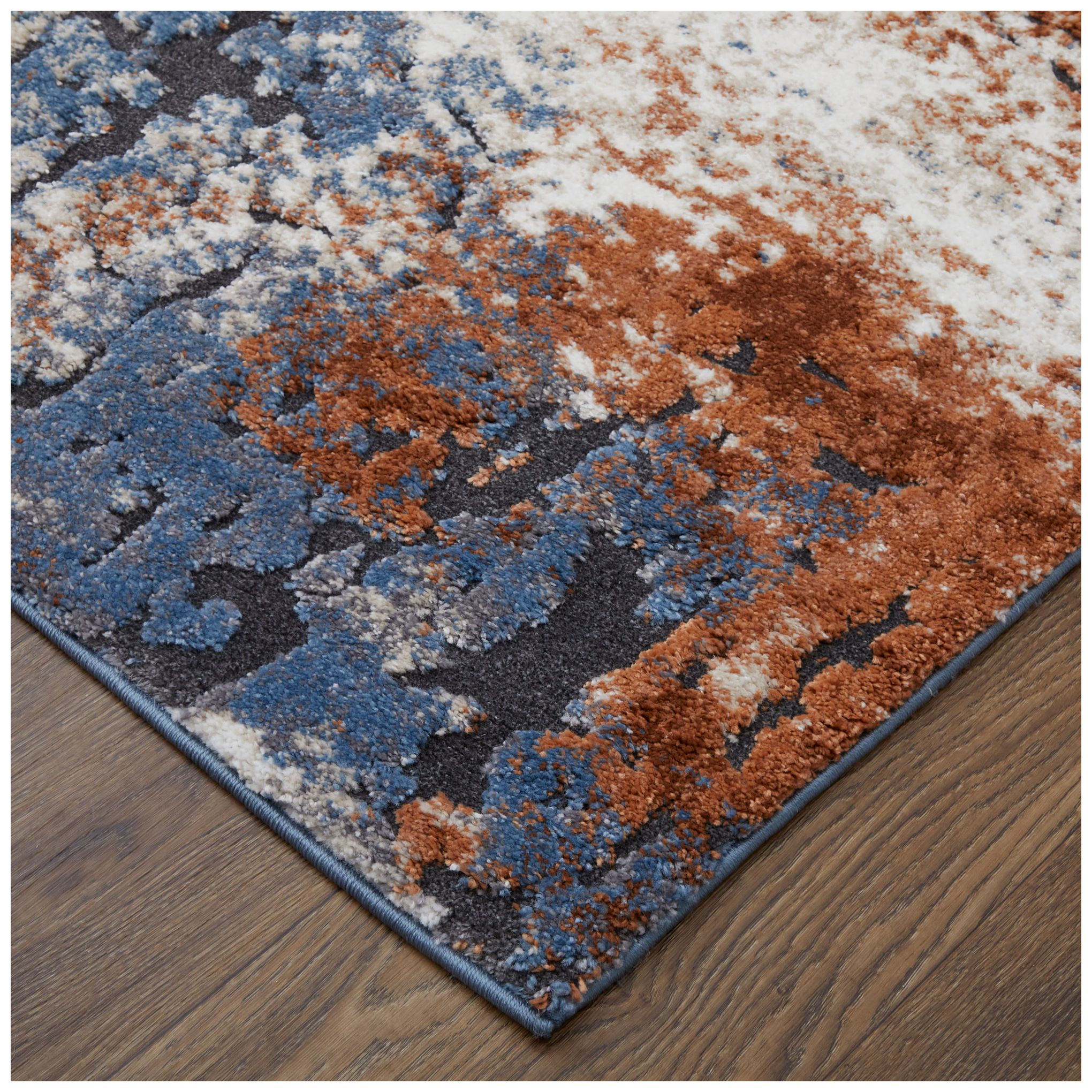 Image 3 Gilmore Distressed Indoor Ivory Area Rug 39MNF 2'-6" x 8' more views