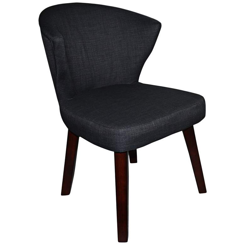 Image 1 Gilmore Gray Concave Accent Chair