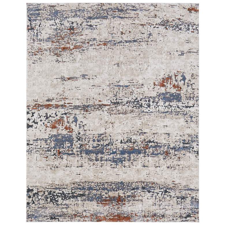 Image 1 Gilmore Modern Abstract Soft Indoor Ivory Area Rug 39MLF