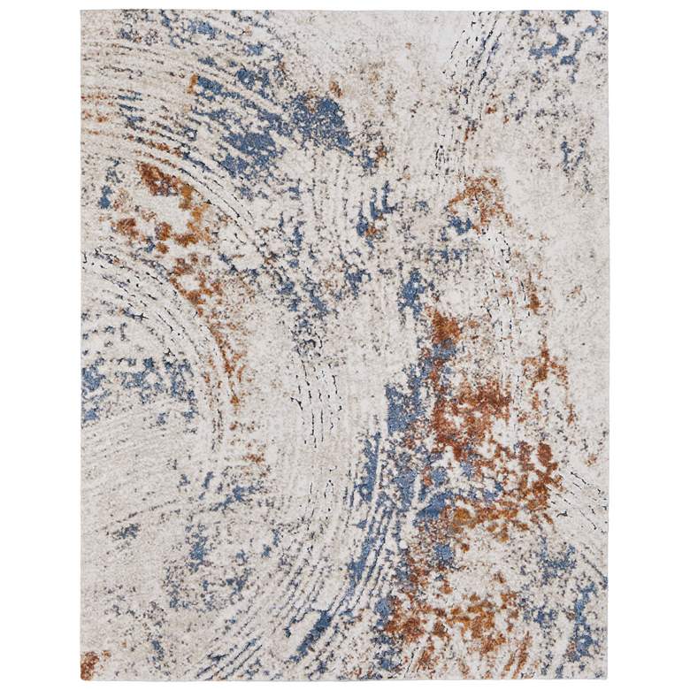 Image 1 Gilmore Modern Abstract Soft Indoor Ivory Area Rug 39MMF