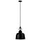 Gilwell - 1-Light pendant - Matte Black - Chrome