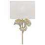 2_Gingko 25" High Distressed Silver Leaf ADA LED Wall Sconce more views