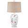 Ginkgo Leaf White Nightlight Ceramic Table Lamp