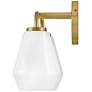 6_Gio 10 1/4" High Lacquered Brass 2-Light Wall Sconce more views
