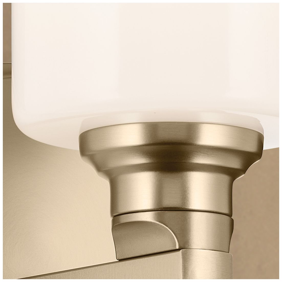 Image 4 Gioe 24 1/4" Wide Champagne Bronze 3-Light Vanity Bath Light more views