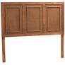 Thumbnail2 of Giordano 56" Wide Ash Walnut Wood Full Headboard