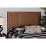 Thumbnail1 of Giordano 56" Wide Ash Walnut Wood Full Headboard