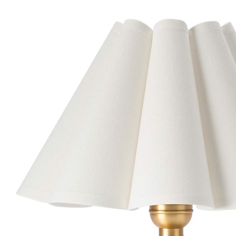 Image 5 Giorgio 13" High Crystal Accent Table Lamp with White Shade more views