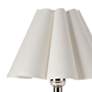 2_Giorgio Crystal Mini Lamp (Polished Nickel with White Shade) more views