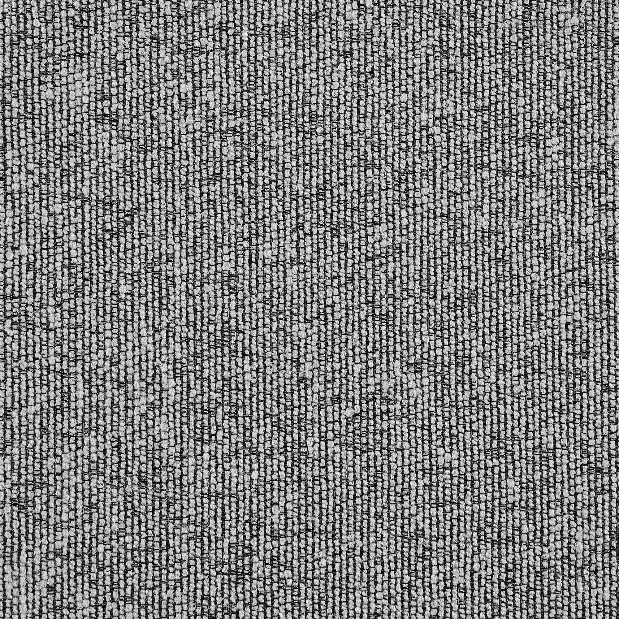 Giovanni 30 in. Barstool in Gray Fabric and Faux Leather, Black Metal