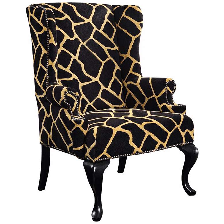 Image 1 Giraffe Print Tiga Chair