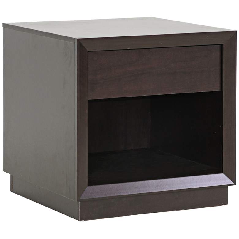 Image 1 Girvin Faux Wood Accent Table Nightstand
